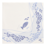 Product foto van 50 Servetten "ROYAL Collection" 1/4 vouw 40 cm x 40 cm "Fish"