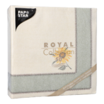 Product foto van 50 Servetten "ROYAL Collection" 1/4 vouw 40 cm x 40 cm "Sunflower"