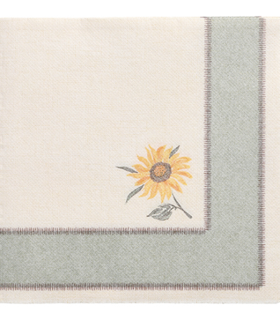 Product foto van 50 Servetten "ROYAL Collection" 1/4 vouw 40 cm x 40 cm "Sunflower"