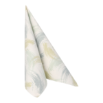 Product foto van 50 Servetten "ROYAL Collection" 1/4 vouw 40 cm x 40 cm arctisch blauw "Brushstroke"