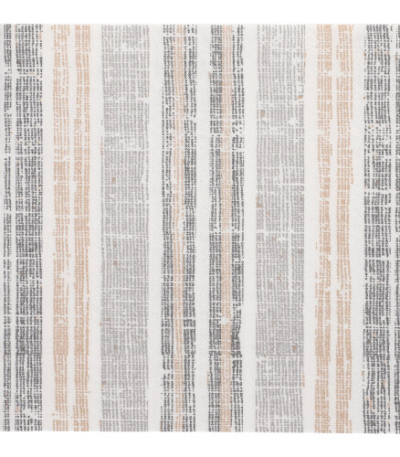 Product foto van 50 Servetten "ROYAL Collection" 1/4 vouw 40 cm x 40 cm grijs "Stripes"
