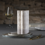 Product foto van 50 Servetten "ROYAL Collection" 1/4 vouw 40 cm x 40 cm mocca "Arabesque"