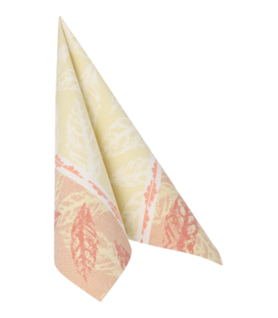 Product foto van 50 Servetten "ROYAL Collection" 1/4 vouw 40 cm x 40 cm rood "Autumn"