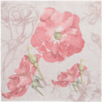 Product foto van 50 Servetten "ROYAL Collection" 1/4 vouw 40 cm x 40 cm roze "Blossom"