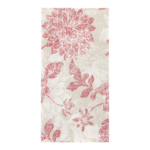 Product foto van 50 Servetten "ROYAL Collection" 1/8 vouw 40 cm x 40 cm bordeaux "Flowers"