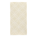 Product foto van 50 Servetten "ROYAL Collection" 1/8 vouw 40 cm x 40 cm champagne "Circle Flowers"