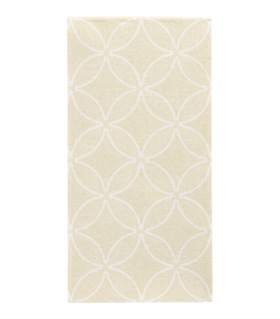 Product foto van 50 Servetten "ROYAL Collection" 1/8 vouw 40 cm x 40 cm champagne "Circle Flowers"