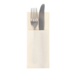 Product foto van 50 Servetten "ROYAL Collection" 40 cm x 30 cm champagne met bestekvouw