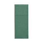 Product foto van 50 Servetten "ROYAL Collection" 40 cm x 30 cm donkergroen met bestekvouw