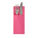 Product foto van 50 Servetten "ROYAL Collection" 40 cm x 30 cm fuchsia met bestekvouw