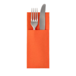 Product foto van 50 Servetten "ROYAL Collection" 40 cm x 30 cm nectarine met bestekvouw