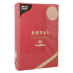 Product foto van 50 Servetten "ROYAL Collection" 48 cm x 30 cm bordeaux met bestekvouw