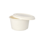 Product foto van 50 Soepkommen van suikerriet "pure" 350 ml Ø 10 cm · 6