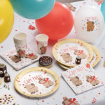 Product foto van 6 Ballonnen Ø 29 cm assorti kleuren "Capy Party"