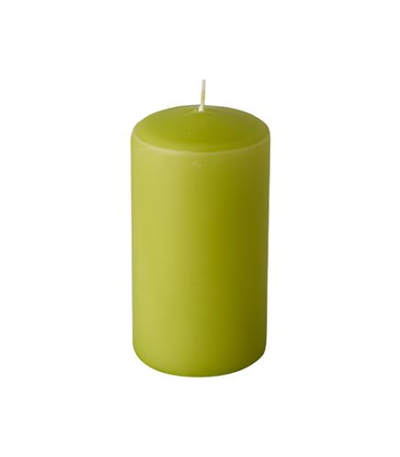 Product foto van 6 Stompkaarsen Ø 60 mm · 115 mm kiwi