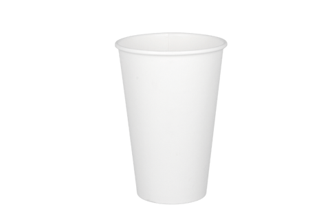 Product foto van Kartonnen koffiebeker 360cc 12oz wit