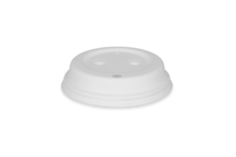 Product foto van Koffiebeker deksels 90mm suikerriet BIO