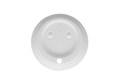 Product foto van Koffiebeker deksels 90mm suikerriet BIO