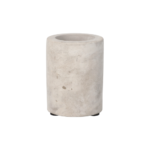 Product foto van Kandelaar Beton Ø 6 cm · 8 cm grijs voor waxinelichtjes en dinerkaarsen