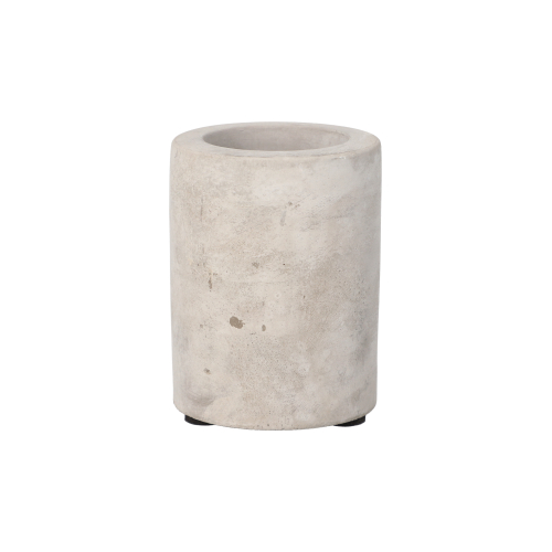 Kandelaar Beton Ø 6 cm · 8 cm grijs voor waxinelichtjes en dinerkaarsen Product foto van Kandelaar Beton Ø 6 cm · 8 cm grijs voor waxinelichtjes en dinerkaarsen
