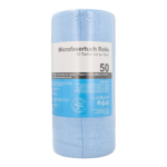 Product foto van Microvezeldoek auf Rolle 30 cm x 30 cm blauw 50 Tücher