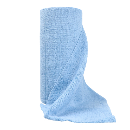 Product foto van Microvezeldoek auf Rolle 30 cm x 30 cm blauw 50 Tücher
