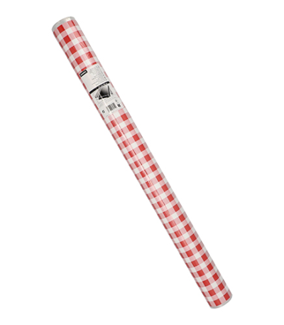 plastic 50 m x 80 cm rood "Karo"