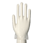 Product foto van 100 "Medi-Inn PS" Handschoenen Vinyl gepoederd "Light" transparant Maat: M
