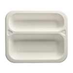 Product foto van 100 Menubakken topseal Suikerriet 2-vaks 975 ml 4