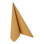 Product foto van 20 Servetten "ROYAL Collection" 1/4 vouw 40 cm x 40 cm mosterdgeel