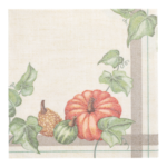 Product foto van 50 Servetten "ROYAL Collection" 1/4 vouw 40 cm x 40 cm "Pumpkin"