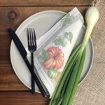 Product foto van 50 Servetten "ROYAL Collection" 1/4 vouw 40 cm x 40 cm "Pumpkin"