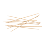 Product foto van 50 Stokjes voor suikerspin Hout "pure" hoekig 30 cm x 4 mm x 4 mm