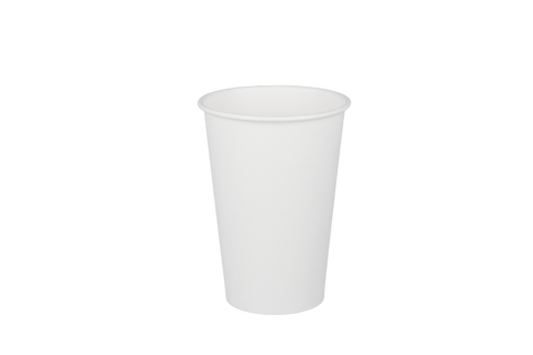 Product foto van Kartonnen koffiebeker 250cc 9oz wit