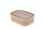 Product foto van Maaltijdbak karton 650ml Kraft
