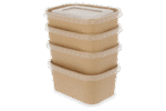 Product foto van Maaltijdbak karton 650ml Kraft