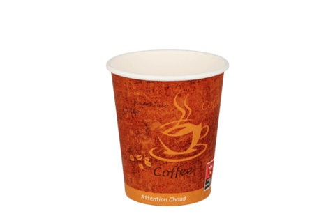 Product foto van Kartonnen koffiebeker 300cc 10oz espresso gold