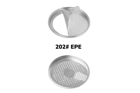 Product foto van Alu deksel #202 EPE (Easy Peal) t.b.v. PET Cans