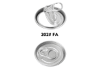 Product foto van Alu deksel #202 FA (Full Aperture) t.b.v. PET Cans