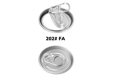 Product foto van Alu deksel #202 FA (Full Aperture) t.b.v. PET Cans