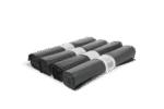 Product foto van Vuilniszakken 60 liter 60x80cm grijs LDPE 20 roll met 20 zak