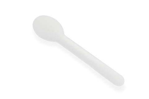 Product foto van Kartonnen lepel 165mm wit