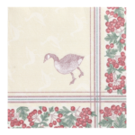 Product foto van 50 Servetten "ROYAL Collection" 1/4 vouw 40 cm x 40 cm "Goose"