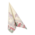 Product foto van 50 Servetten "ROYAL Collection" 1/4 vouw 40 cm x 40 cm "Goose"