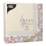 Product foto van 50 Servetten "ROYAL Collection" 1/4 vouw 40 cm x 40 cm "Goose"
