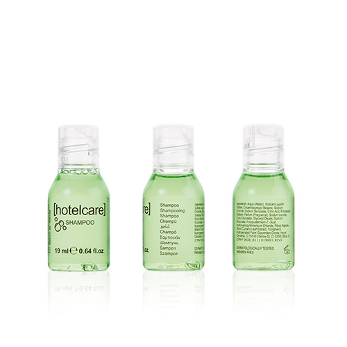 Product foto van 50 Shampoo "Hotel Care" 19 ml mini flesje
