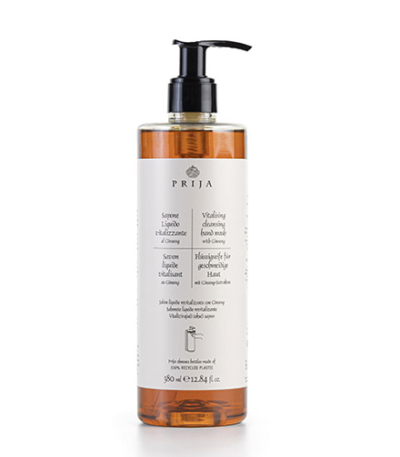 Product foto van Vloeibare zeep "Prija" 380 ml "vitalisierend" met ginseng extract