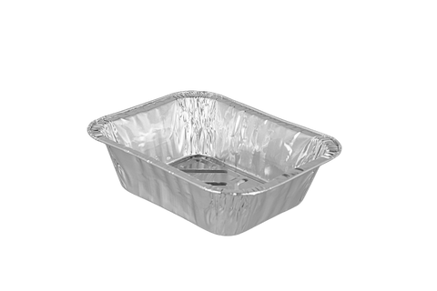 Product foto van Aluminium bakje 146x119x42mm 450ml