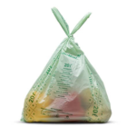 Product foto van 26 "bioMat" Compost zakken op zetmeelbasis 20 l 56 cm x 44 cm met handgreep